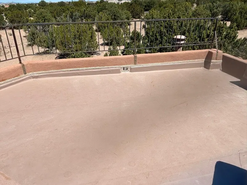 Commercial roof maintenance inspection